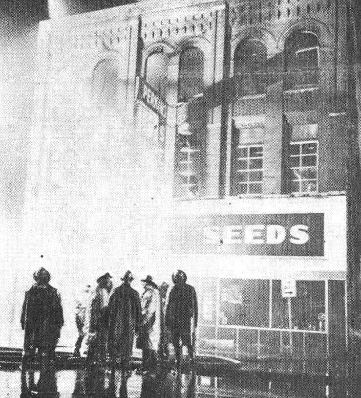 Perkins Seed Co. fire
